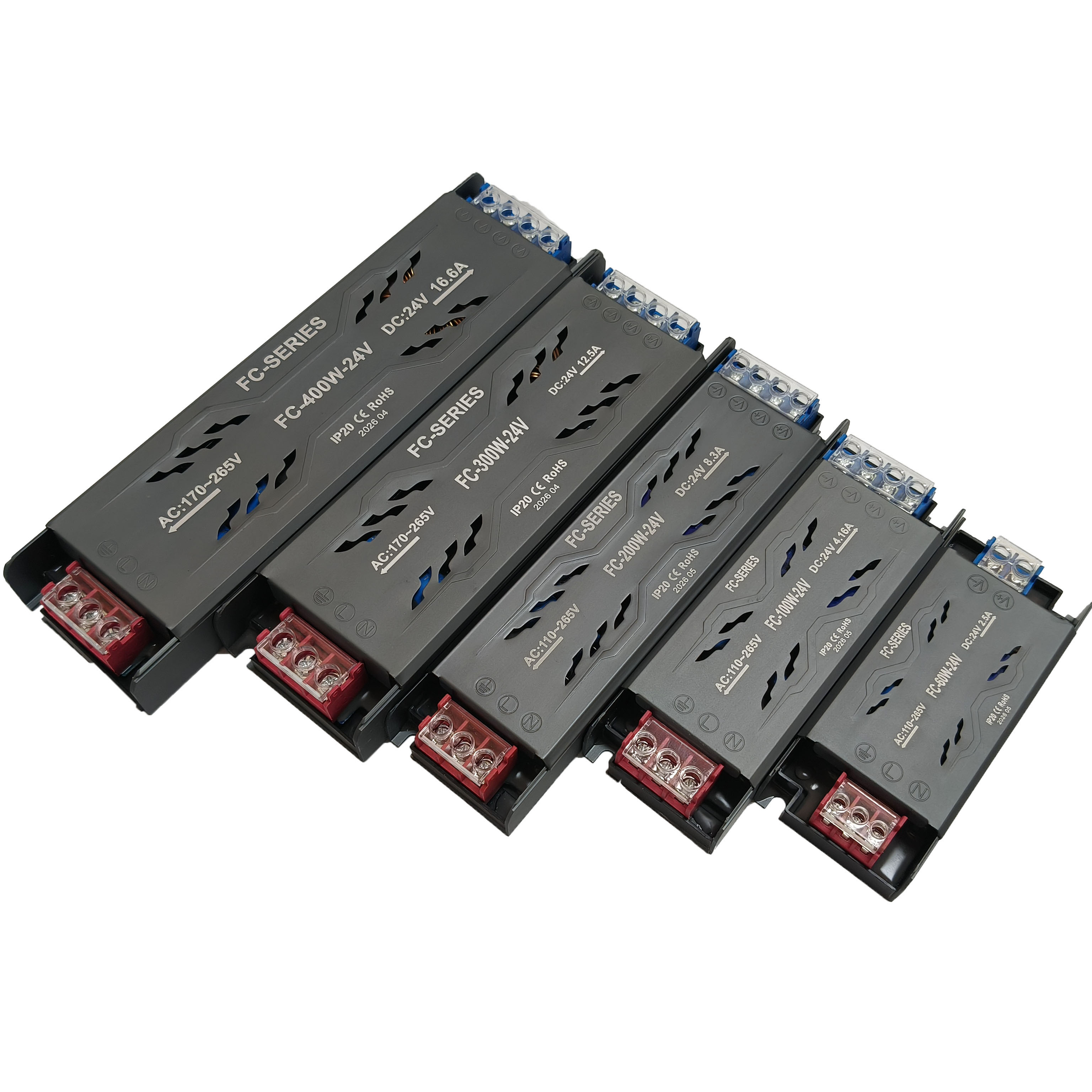 Alimentatore LED semi-invasato FC 24V 60W Slim