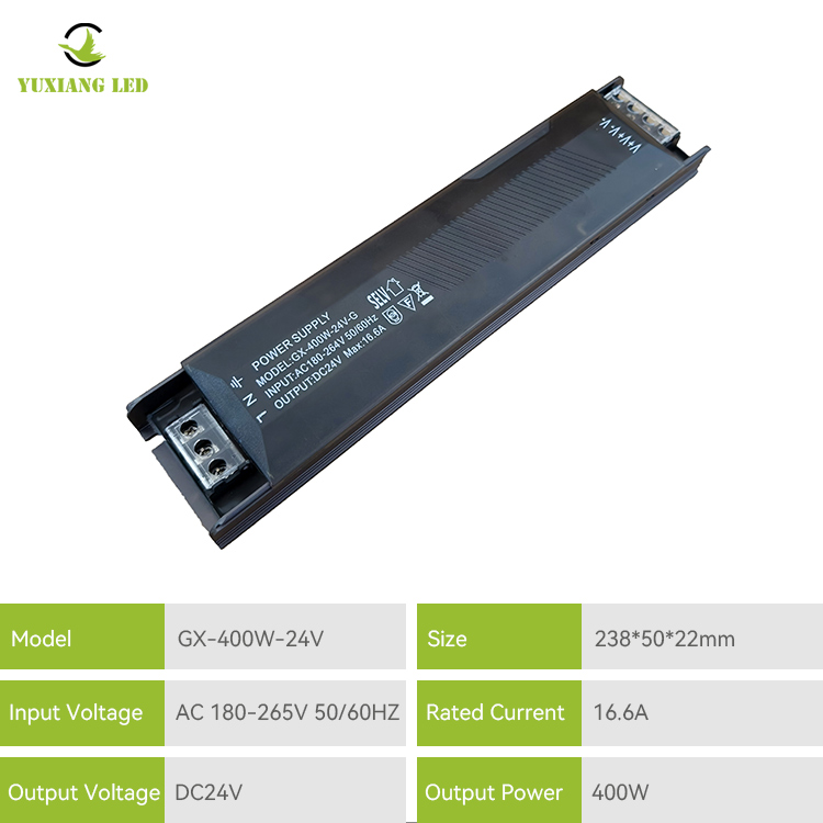 24V400W Tensione costante di alimentazione a LED LED semi-riempita