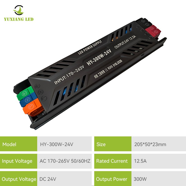 Alimentatore LED semi-incapsulato ultrasottile DC 24V 400W