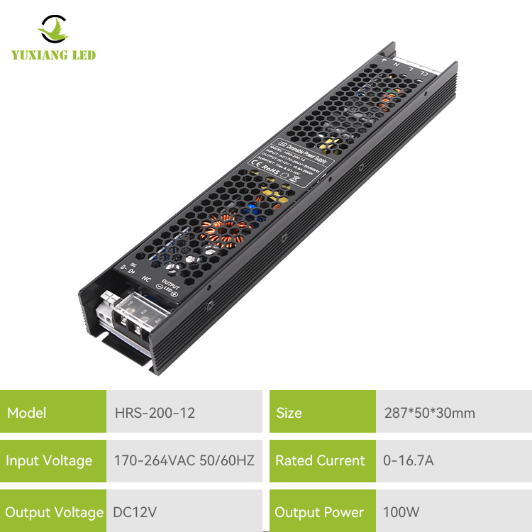 Alimentatore LED dimmerabile 12V 200W TRIAC 0-10V