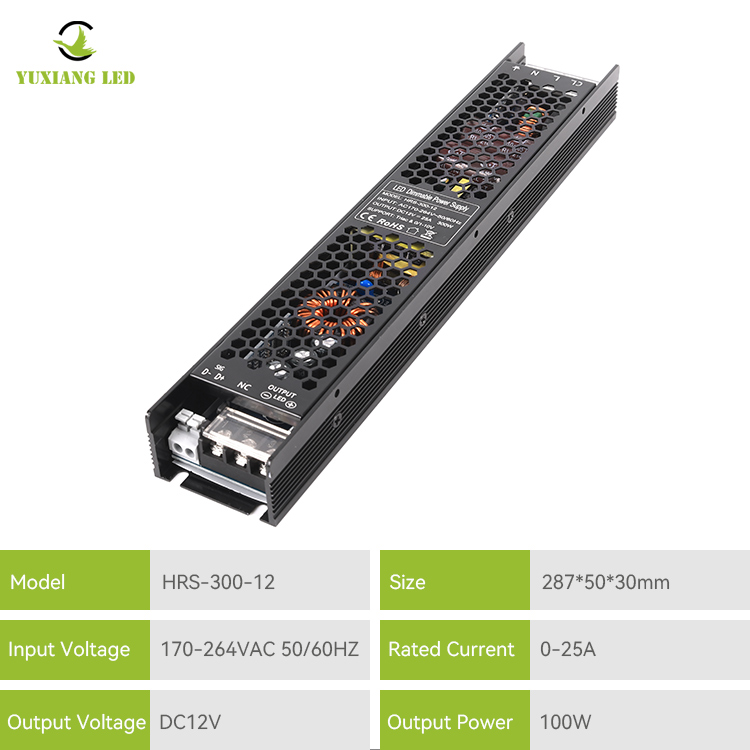 Alimentatore LED dimmerabile 12V 300W TRIAC 0-10V